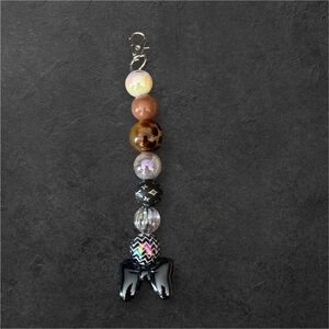 Elegant Multi-Color Beaded Key Holder
